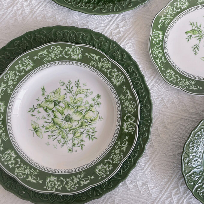 French retro dark green - Image 4
